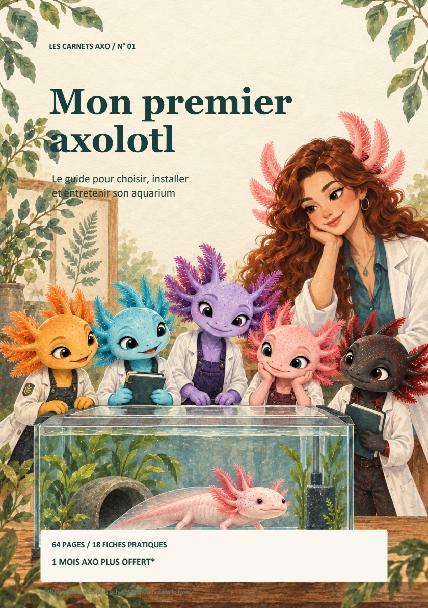 Mon premier axolotl, le livre illustré AXO